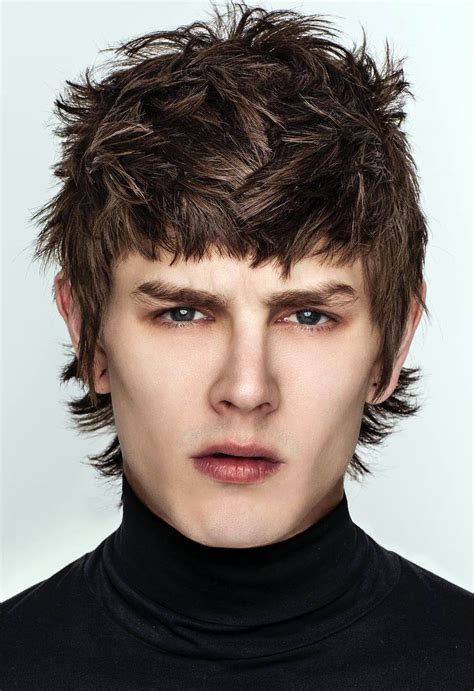 fringe haircut male|fluffy fringe haircut male.